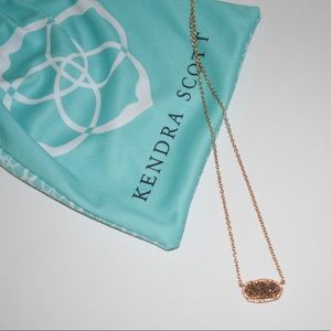 Elisa rose gold Kendra Scott necklace